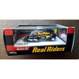 2005 Hot Wheels ROCKET OIL REAL RIDERS Black JAPAN CUSTOM CAR SHOW LTD ED /2000